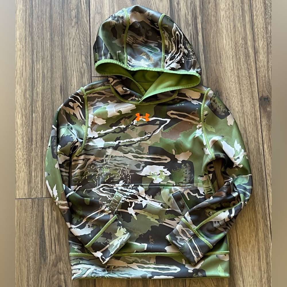 Boys Under Armour Cold Gear Reversible Hoodie - Small